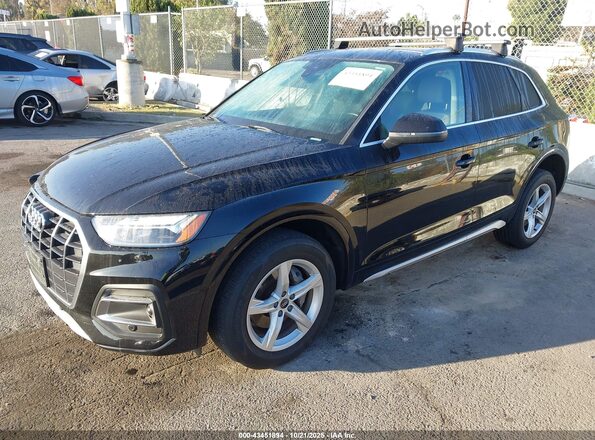 WA1AAAFY3M2009266 2021 AUDI Q5 Black Передня ліва чверть