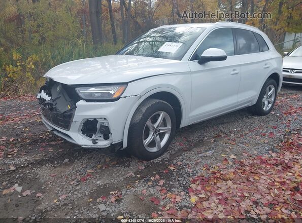 WA1AAAFY5M2094028 2021 AUDI Q5 White Vista tres cuartos delantera izquierda