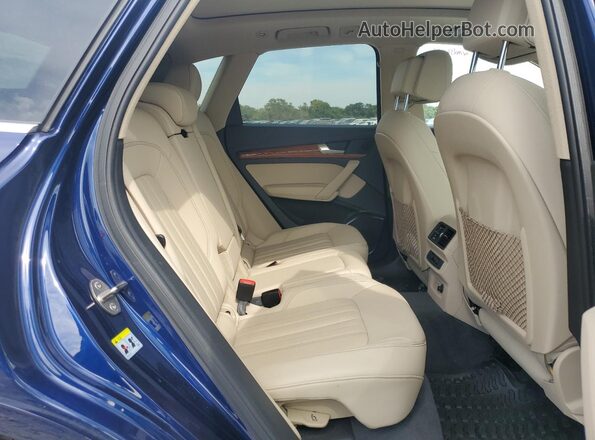 WA1AAAFY9M2070654 2021 AUDI Q5 Blue Vista interior trasera