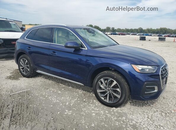 WA1AAAFY9M2070654 2021 AUDI Q5 Blue Delantero derecho