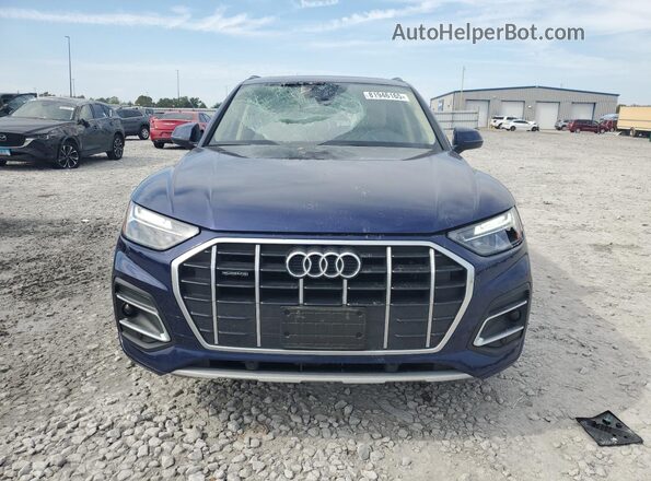 WA1AAAFY9M2070654 2021 AUDI Q5 Blue Vista frontal
