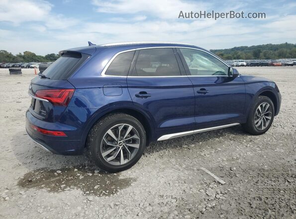WA1AAAFY9M2070654 2021 AUDI Q5 Blue Trasero derecho
