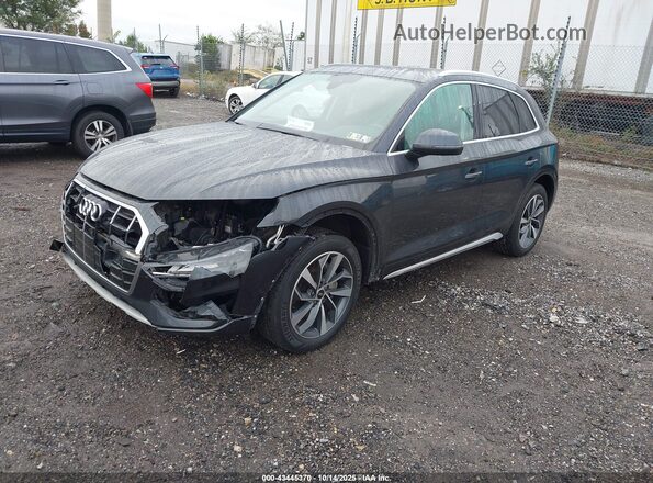 WA1AAAFYXM2024492 2021 AUDI Q5 Gray წინა მარცხენა ხედი სამი მეოთხედიდან