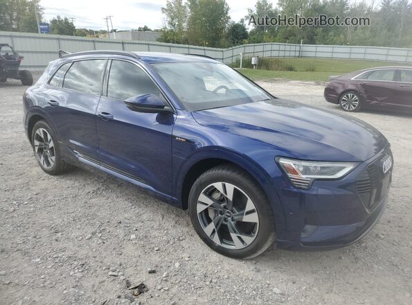 WA1AAAGE2MB017640 2021 AUDI E-TRON Blue Przód prawy