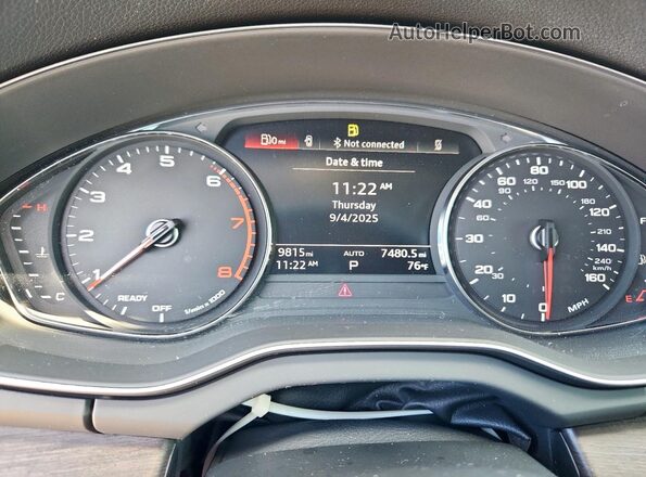 WA1ABAFY3R2036777 2024 AUDI Q5 Black Vista del cuadro de instrumentos