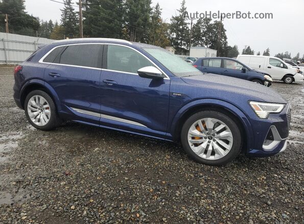 WA1ACBGE1NB047259 2022 AUDI E-TRON Синий Передняя правая четверть