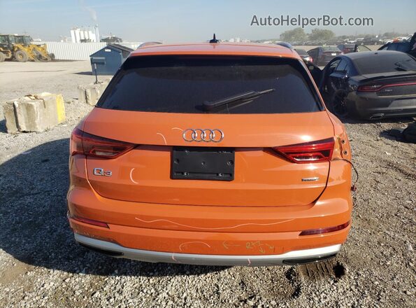 WA1AECF31K1078593 2019 AUDI Q3 Orange Widok z tyłu