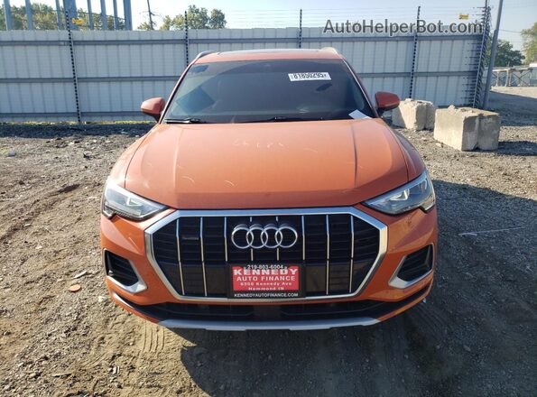 WA1AECF31K1078593 2019 AUDI Q3 Orange Widok z przodu
