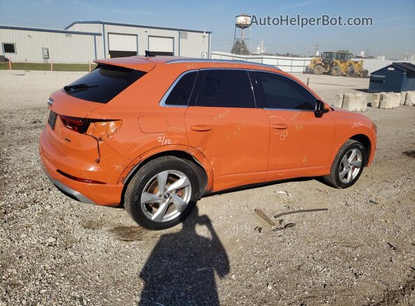 WA1AECF31K1078593 2019 AUDI Q3 Orange Tył prawy