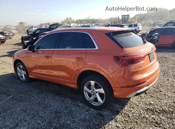 WA1AECF31K1078593 2019 AUDI Q3 Orange Tył lewy