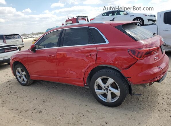 WA1AECF33L1022365 2020 AUDI Q3 Red უკანა მარცხენა