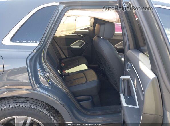 WA1AECF37L1111503 2020 AUDI Q3 Gray VIN կոդի պիտակի տեսք