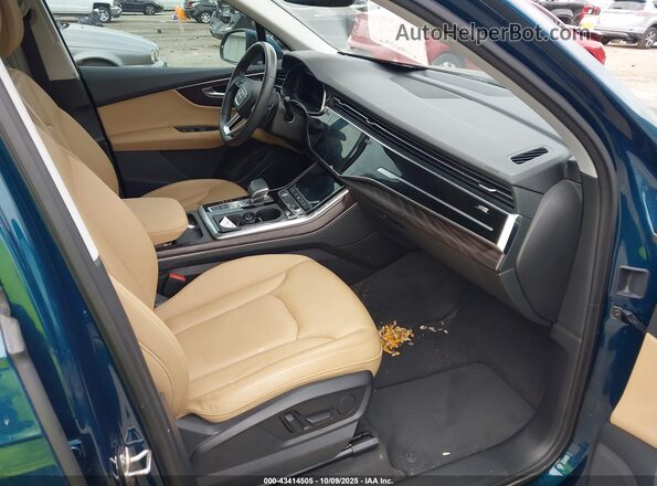 WA1AJAF71MD033688 2021 AUDI Q7 Blue Widok wnętrza z przodu