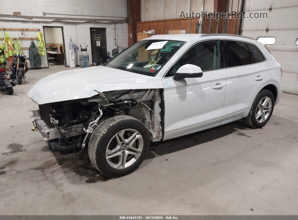 WA1ANAFY4K2114657 2019 AUDI Q5 White წინა მარცხენა ხედი სამი მეოთხედიდან