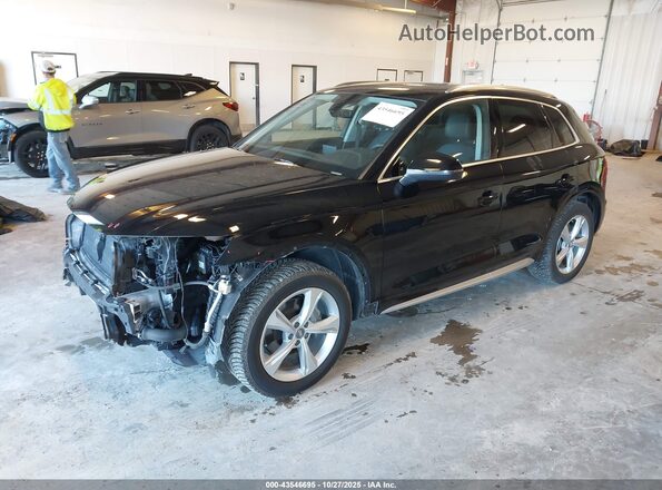 WA1ANAFY4L2010655 2020 AUDI Q5 Black Առջևի ձախ երեք քառորդ տեսարան