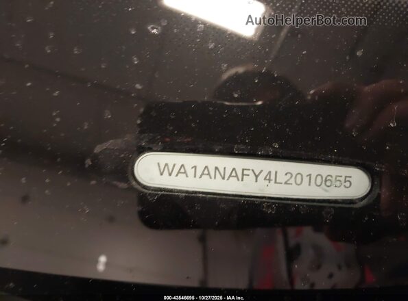 WA1ANAFY4L2010655 2020 AUDI Q5 Black Շարժիչի բաժամունքի տեսք