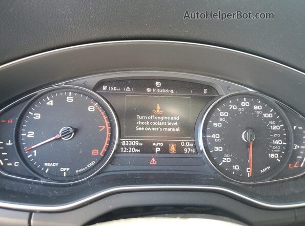 WA1ANAFY4L2017380 2020 AUDI Q5 Gray Widok zestawu wskaźników