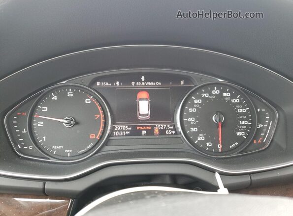 WA1ANAFY5L2103961 2020 AUDI Q5 Black Widok zestawu wskaźników