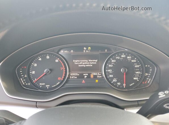 WA1ANAFY7L2105856 2020 AUDI Q5 Black Widok zestawu wskaźników
