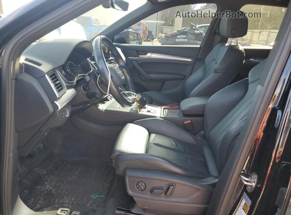 WA1ANAFY7L2105856 2020 AUDI Q5 Black Widok wnętrza z przodu
