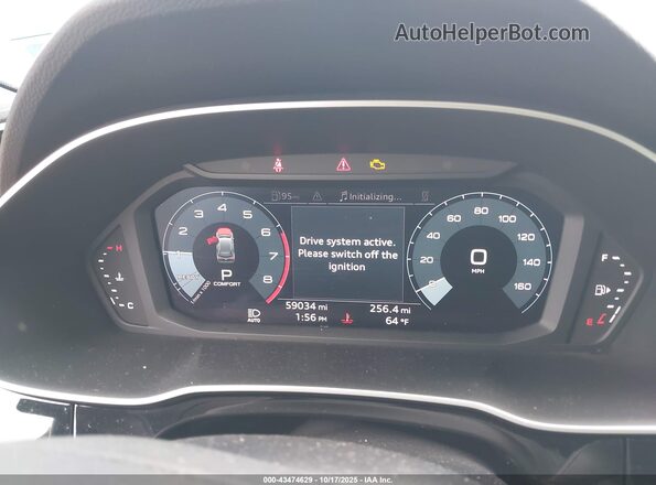 WA1AUCF39M1153496 2021 AUDI Q3 Silver უკანა სავარძლების ხედი
