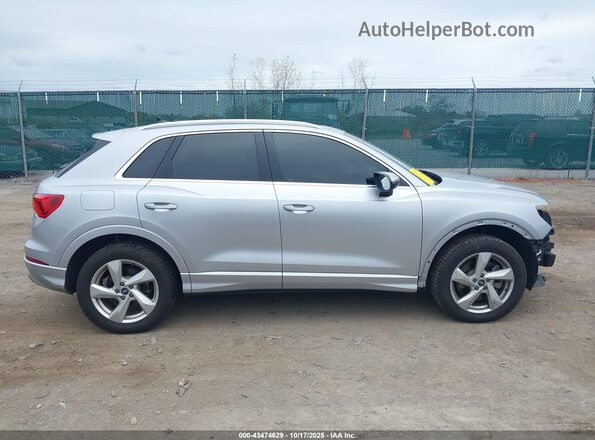 WA1AUCF39M1153496 2021 AUDI Q3 Silver უკანა სალონის ხედი