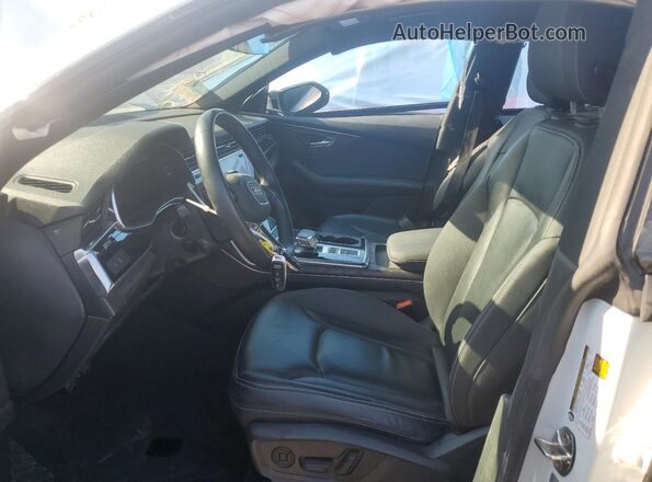 WA1AVAF16LD004251 2020 AUDI Q8 White წინა სალონის ხედი