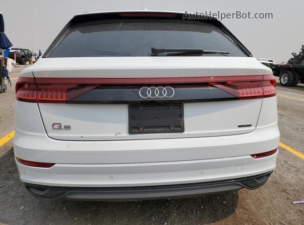 WA1AVAF16LD004251 2020 AUDI Q8 White უკანა ხედი