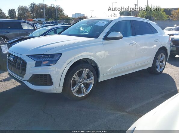 WA1AVBF15PD019349 2023 AUDI Q8 White Առջևի ձախ երեք քառորդ տեսարան
