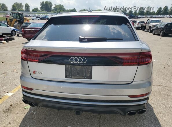 WA1AWAF16LD026862 2020 AUDI SQ8 Silver Widok z tyłu