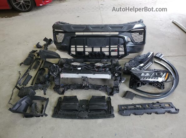 WA1AWBF75MD016397 2021 AUDI SQ7 Charcoal Widok naklejki z numerem VIN