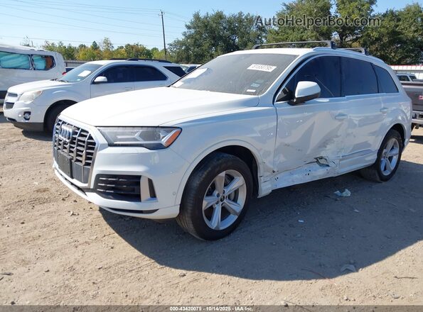 WA1AXBF71ND013026 2022 AUDI Q7 White Front left