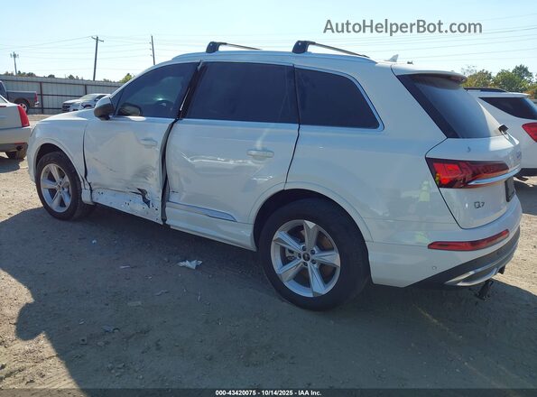 WA1AXBF71ND013026 2022 AUDI Q7 White Rear left