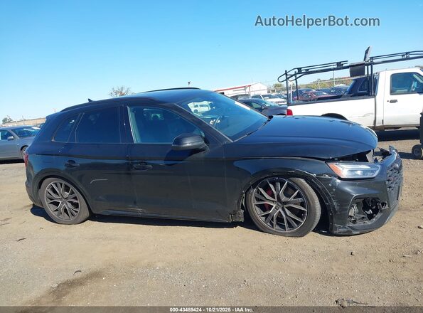 WA1B4AFY0N2030945 2022 AUDI SQ5 Black Widok wnętrza z tyłu
