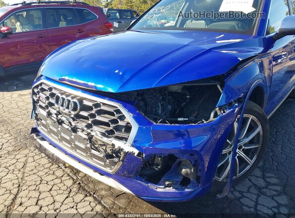 WA1B4AFY1N2113672 2022 AUDI SQ5 Blue Widok z przodu