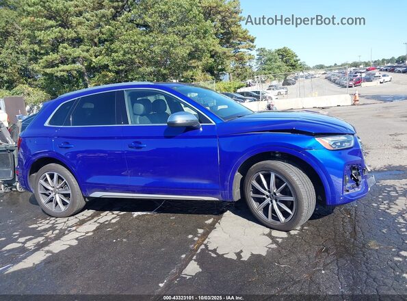 WA1B4AFY1N2113672 2022 AUDI SQ5 Blue Widok wnętrza 360 stopni