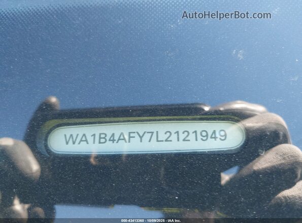 WA1B4AFY7L2121949 2020 AUDI SQ5 Gray Engine compartment view