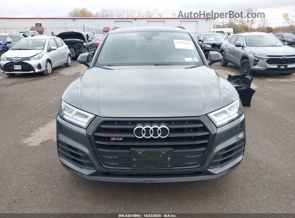WA1B4AFY9L2021805 2020 AUDI SQ5 Gray ხელსაწყოთა პანელის ხედი