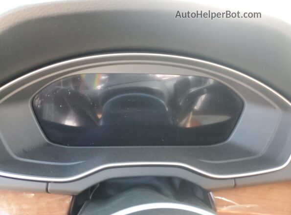 WA1BAAFYXM2015098 2021 AUDI Q5 Black Instrument cluster view