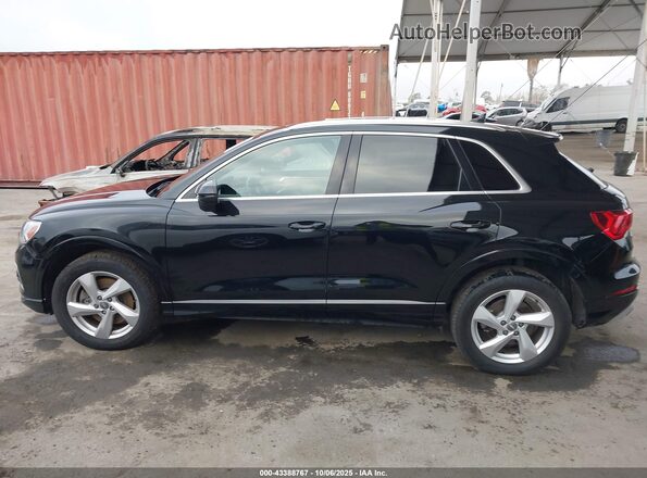 WA1BECF37L1076286 2020 AUDI Q3 Black უკანა სალონის ხედი