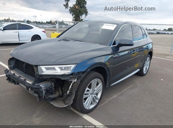 WA1BNAFY0L2062708 2020 AUDI Q5 Black წინა მარცხენა ხედი სამი მეოთხედიდან