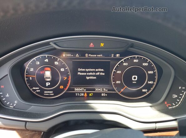 WA1BNAFY3L2027872 2020 AUDI Q5 Black Սարքավորումների վահանակի տեսք