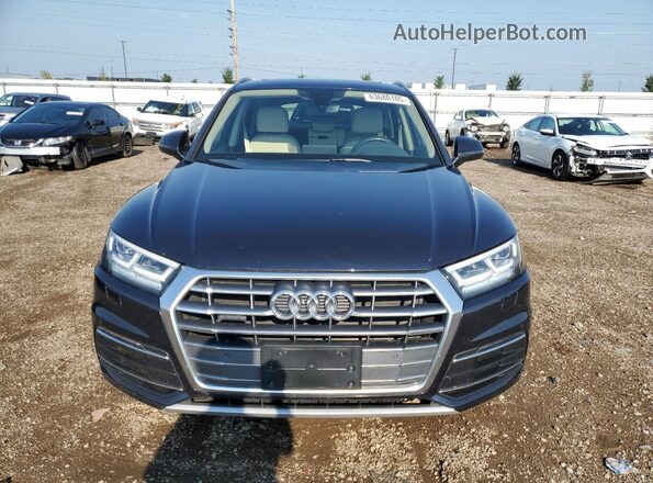WA1BNAFY5K2039486 2019 AUDI Q5 Blue Front view