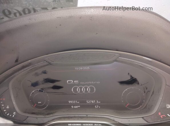 WA1BNAFY9L2035409 2020 AUDI Q5 Белый Вид задних сидений