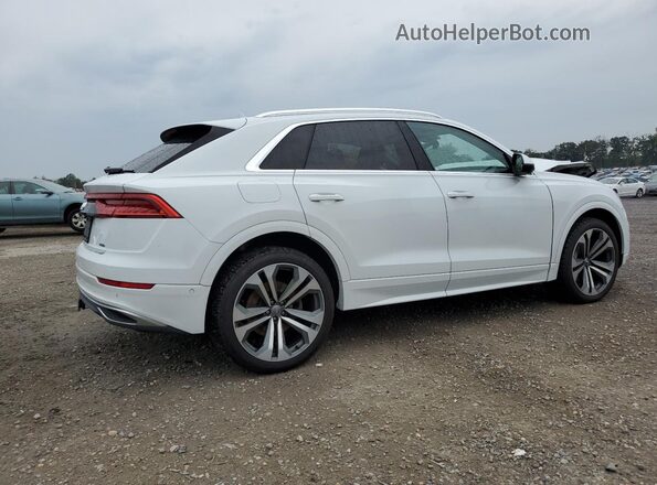 WA1BVAF10KD015524 2019 AUDI Q8 Белый Задняя правая четверть