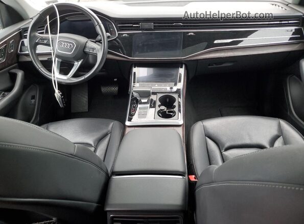 WA1BVAF10KD015524 2019 AUDI Q8 Белый Вид панели приборов