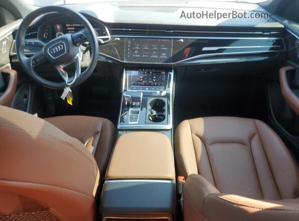 WA1BVAF18MD013409 2021 AUDI Q8 Gray წინა პანელის ხედი