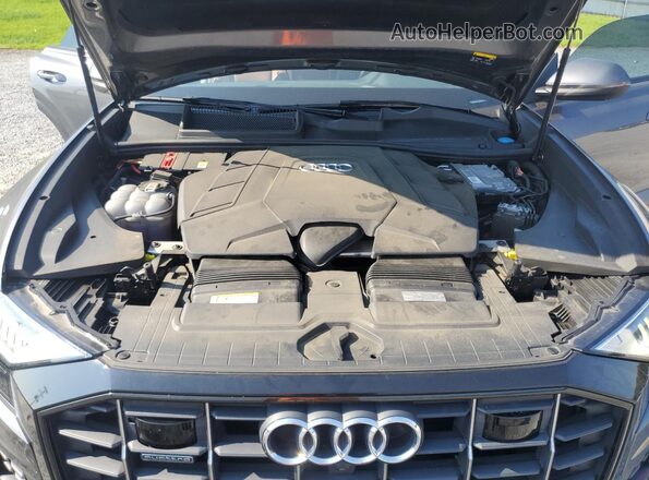 WA1BVAF18MD013409 2021 AUDI Q8 Gray ძრავის განყოფილების ხედი