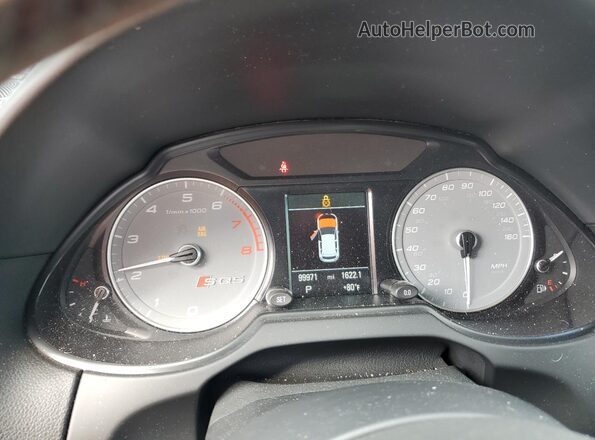 WA1CCAFP0HA004600 2017 AUDI SQ5 Серебряный Вид щитка приборов