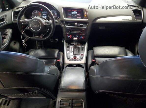 WA1CCAFP7HA048044 2017 AUDI SQ5 Black Առջևի վահանակի տեսք